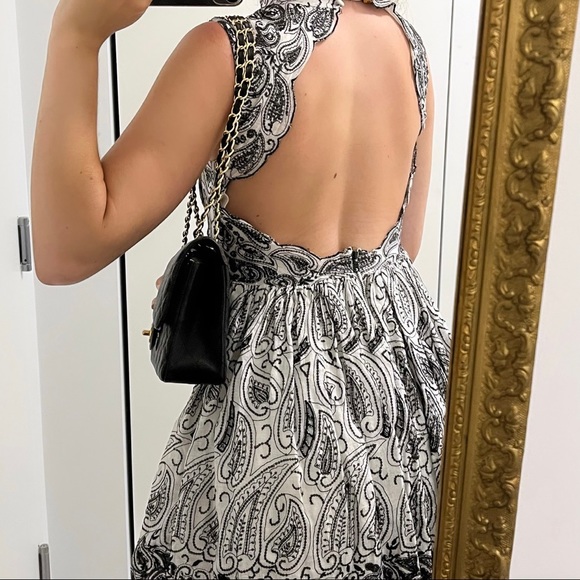 Alice+Olivia❣️Paisley Print Flared dress - Picture 9 of 17